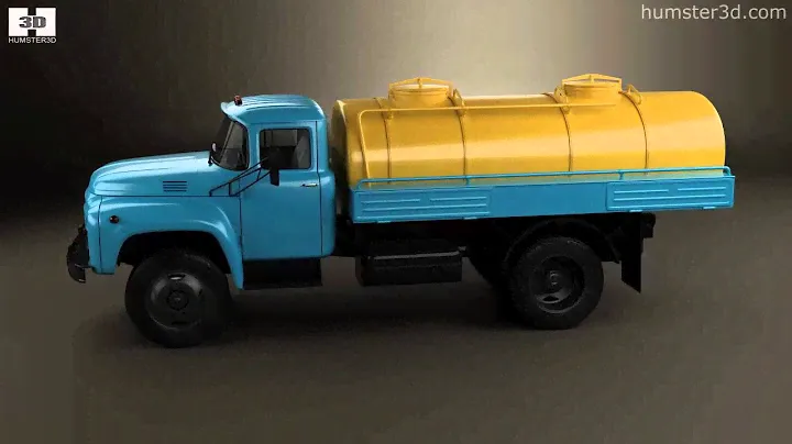 ZIL 130 Tanker Truck 1994 3D model by 3DModels.org