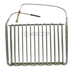 Испаритель 370x250 для холодильника ЗиЛ-64 низ (две трубки) оригинал