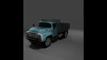 zil 130  blender 3d track Зил 130 модель 3д Blender  cycles графика