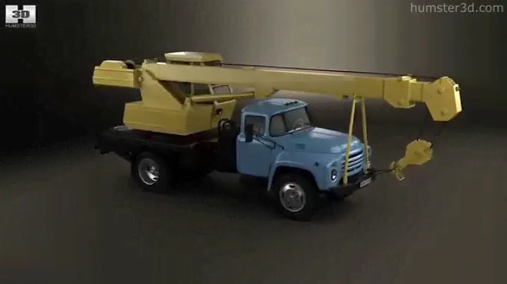 ZIL 130 Crane Truck 1994 3D model by 3DModels.org