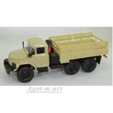 Масштабная модель ЗИЛ-131 грузовик бортовой, песочный