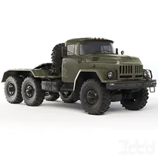 ЗиЛ 131 НВ седельный тягач 1986 - Транспорт - 3D модель