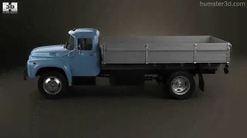 ZIL 130 Flatbed Truck 1964 3D model by 3DModels.org