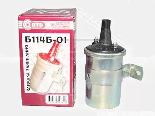 Катушка зажигания для а/м ГАЗ 53, ЗИЛ 130, ЛАЗ СОАТЭ (Б-114Б-01)