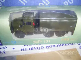модель 1 : 43 ЗИЛ - 131 ТЕНТ ХАКИ (2010 г.) ЭЛЕКОН вкладыш